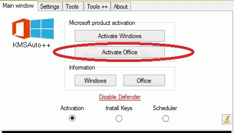 KmsAuto Activador Office 2016